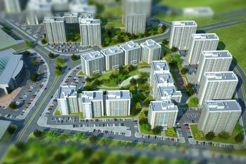 مشروع أنقرة - سنجان 966 وحدة سكنية